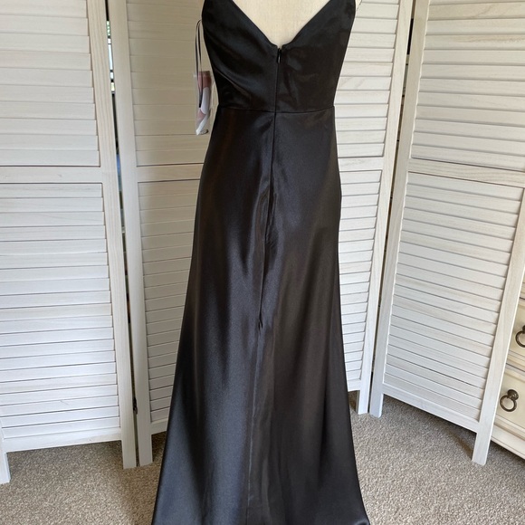 Birdy Grey Women's Size S Black Jay Maxi Dress Adjustable Straps Formal Prom - Picture 11 of 15